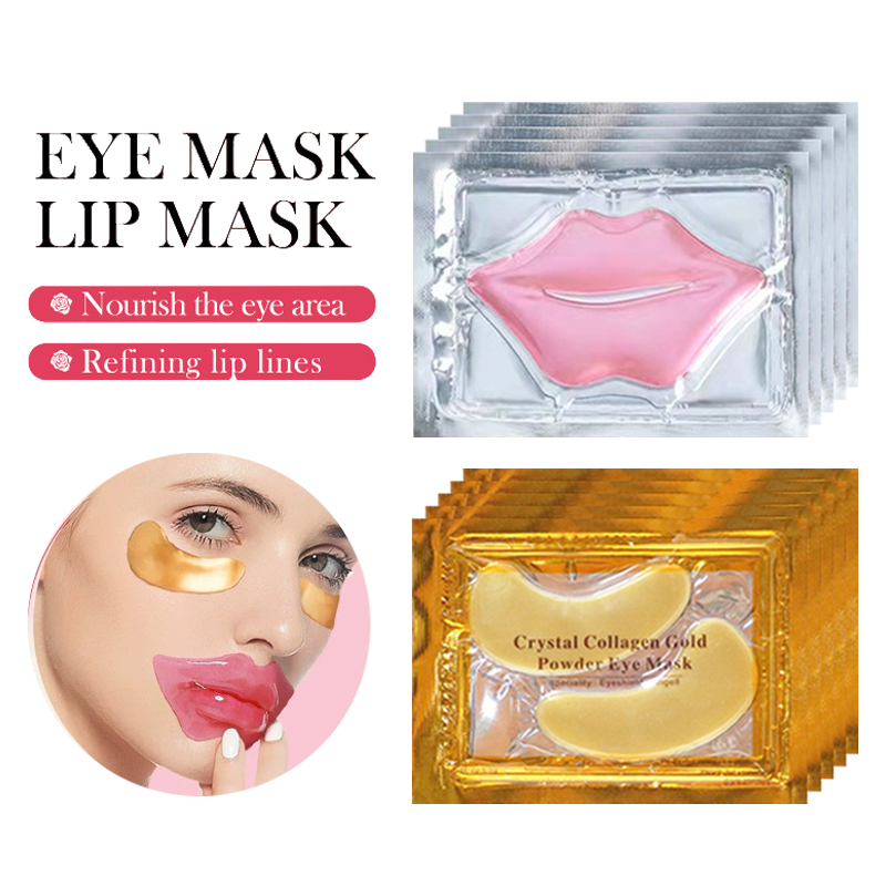 Collagen Eye Patch - 10/20 adet Altın Kristal Kollajen Göz