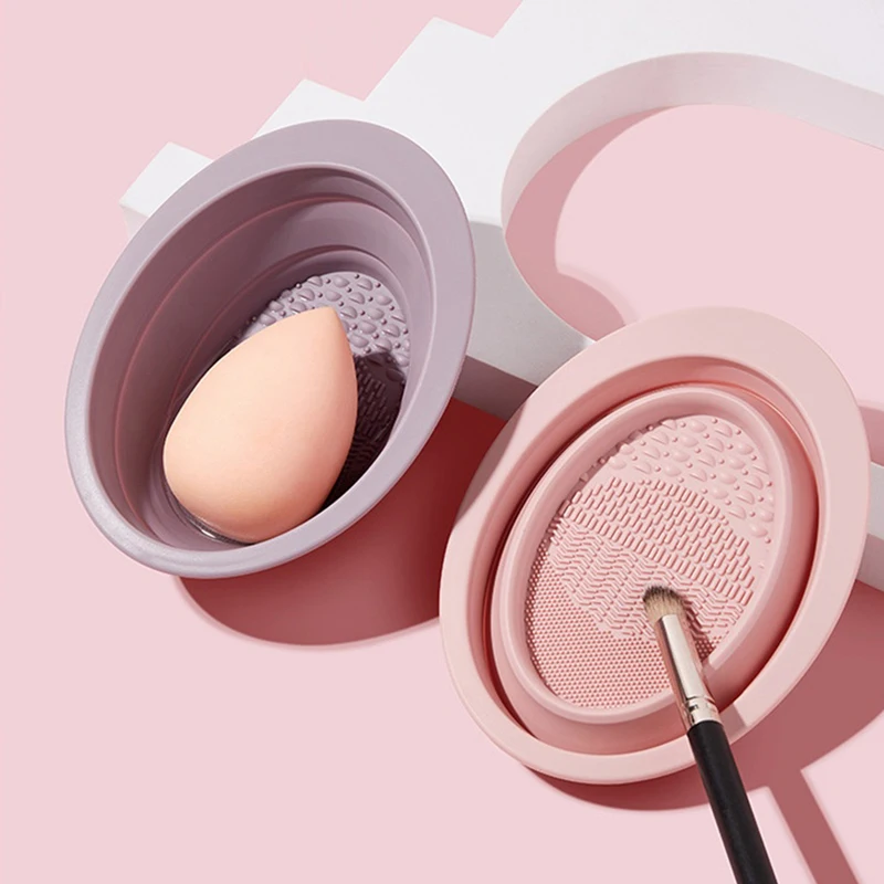 Beauty Makeup Products - Silikon Makyaj Fırçası Temizleme Kasesi Güzellik