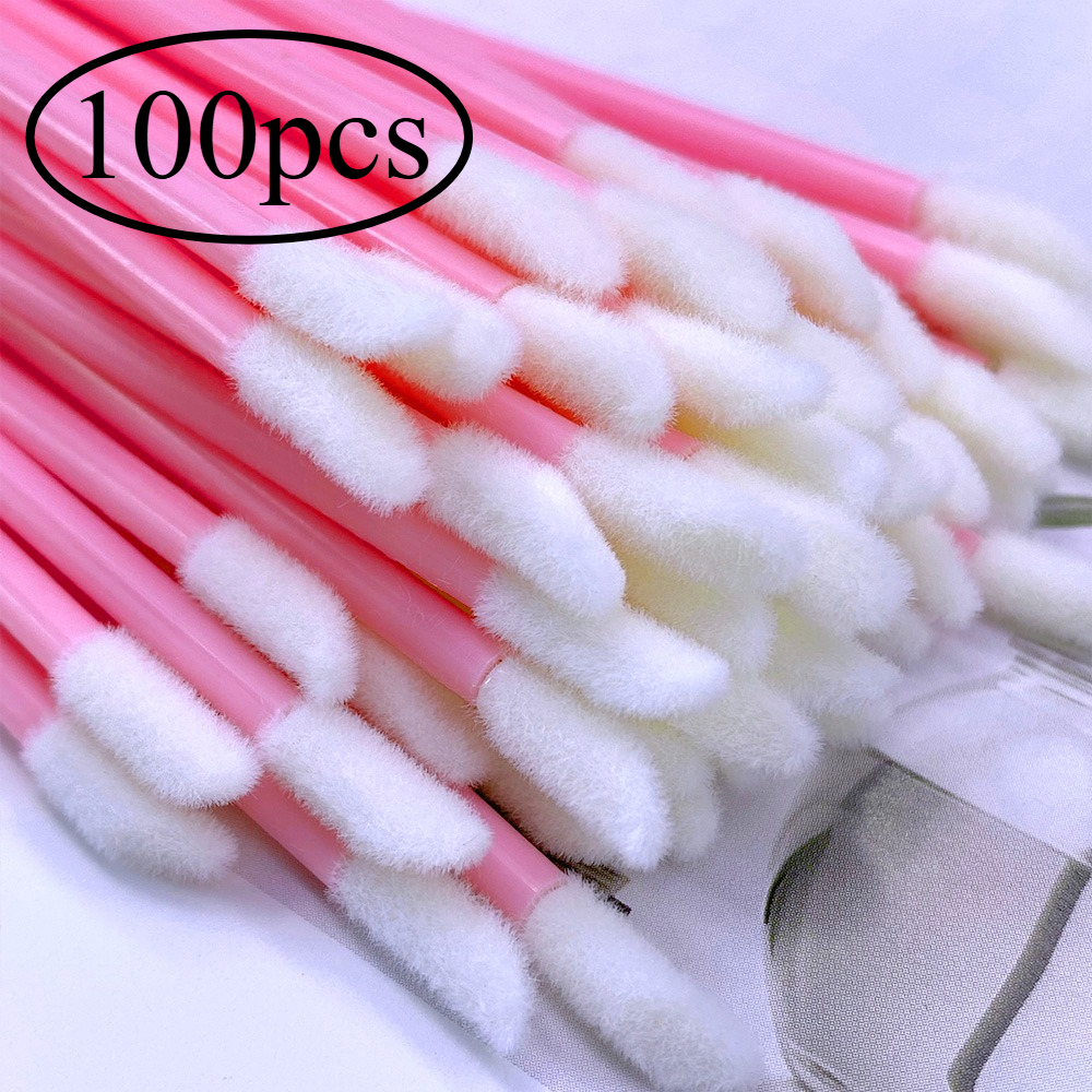 Beauty Makeup Products - 100 Adet Tek Kullanımlık Dudak Fırçası