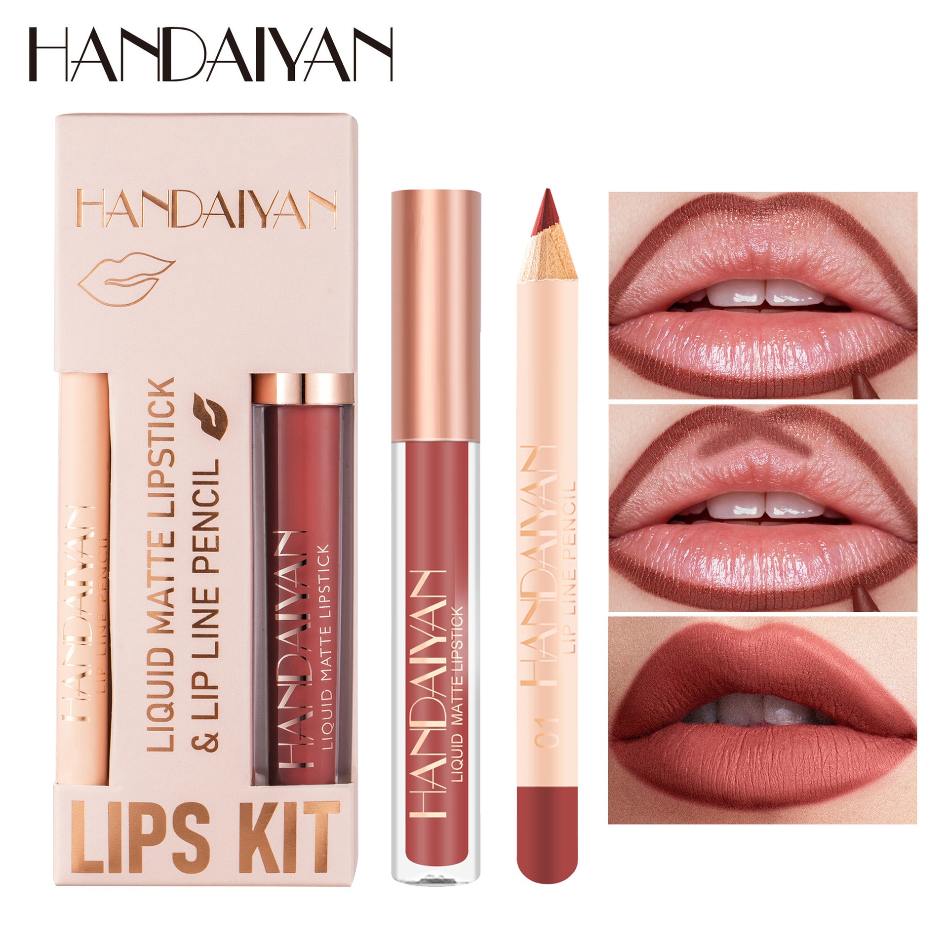 Beauty Makeup Gift Sets - 12 Renkli Dudak Kalemi ve Ruj