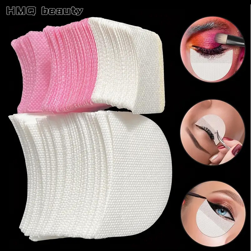 Beauty Makeup Eyeshadow - Tek kullanımlık Pamuk Kirpik Yama Etiket
