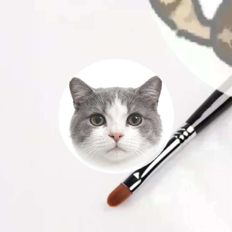Beauty Makeup Eyeshadow - Göz Farı Dudak Parlatıcısı Makyaj Fırçası