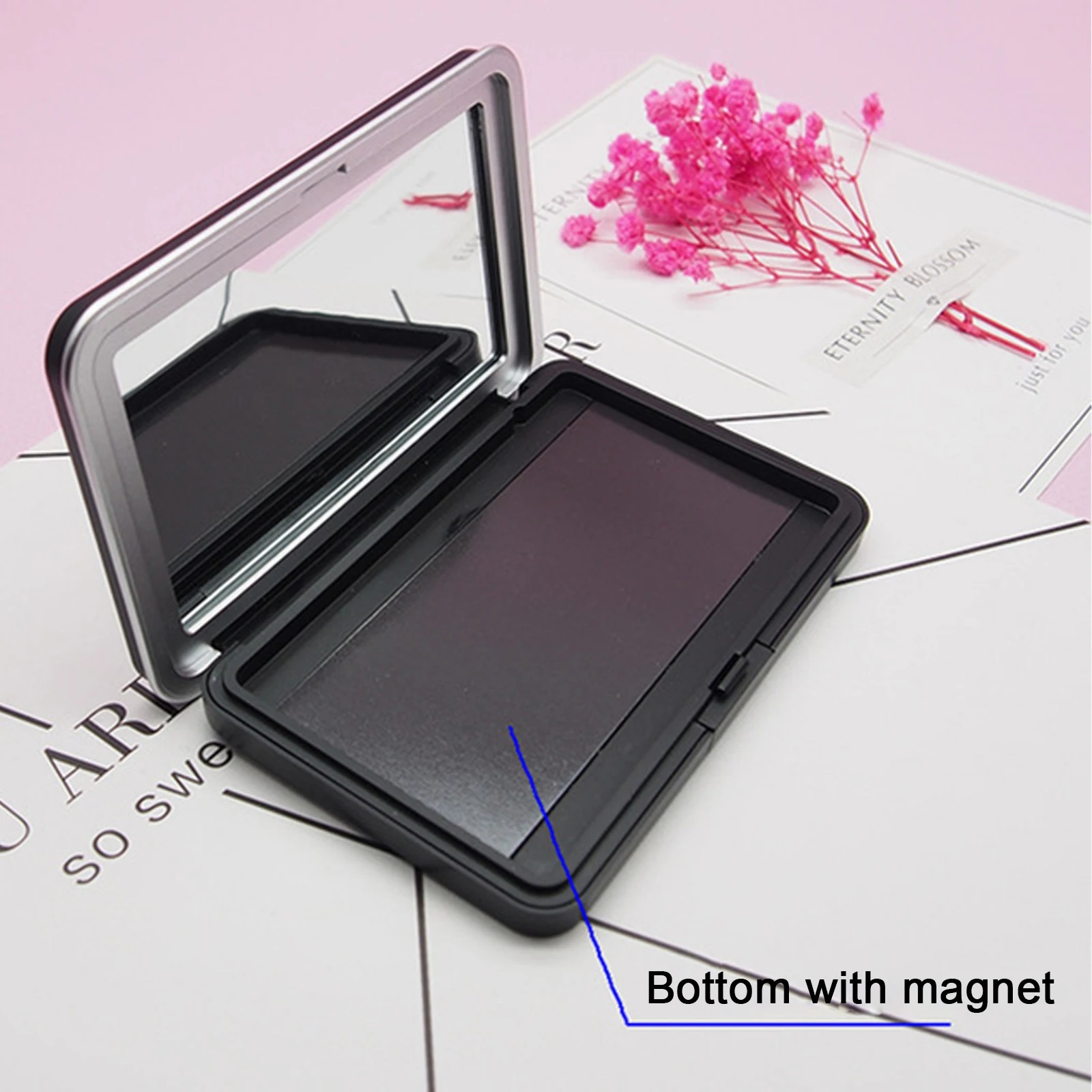 Beauty Makeup Eyeshadow - 1 Adet Mat Siyah Boş Manyetik