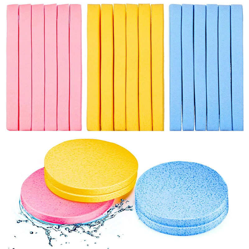 Kiss Beauty Makeup Remover - 12 adet Sıkıştırılmış Yüz Süngeri Estetisyenler