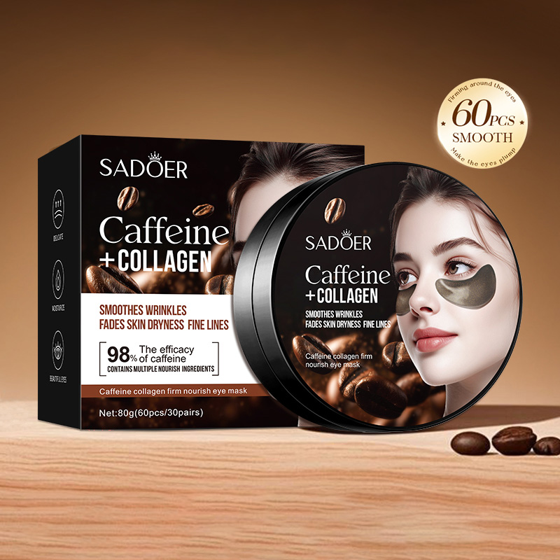 Collagen Eye Patch - 60 adet SADOER Kafein Kristal Kollajen