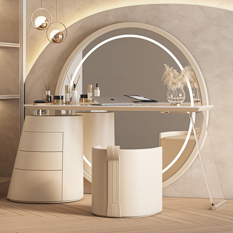 Beauty Makeup Vanity Set - Modern İskandinav Makyaj Masası Estetik Tam