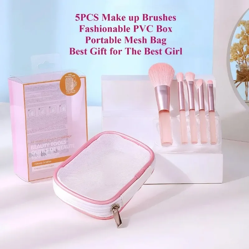 Beauty Makeup Gift Sets - 5 adet makyaj fırça seti süper
