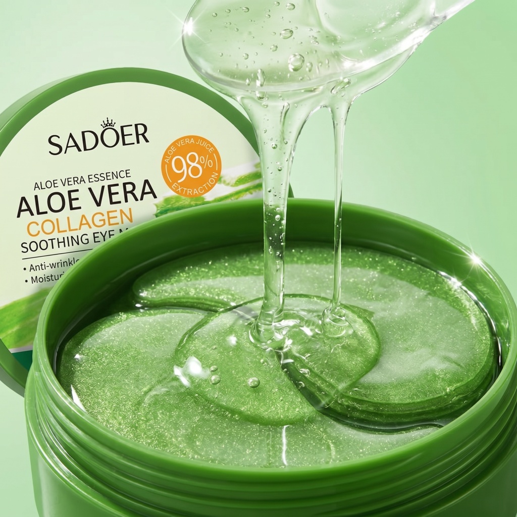 Collagen Eye Patch - 60 adet Aloe Vera Kollajen Göz