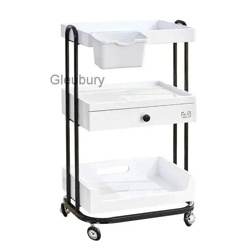 Beauty Makeup Trolley - Tekerlekli Makyaj Arabası Güzellik Salonu Dövme