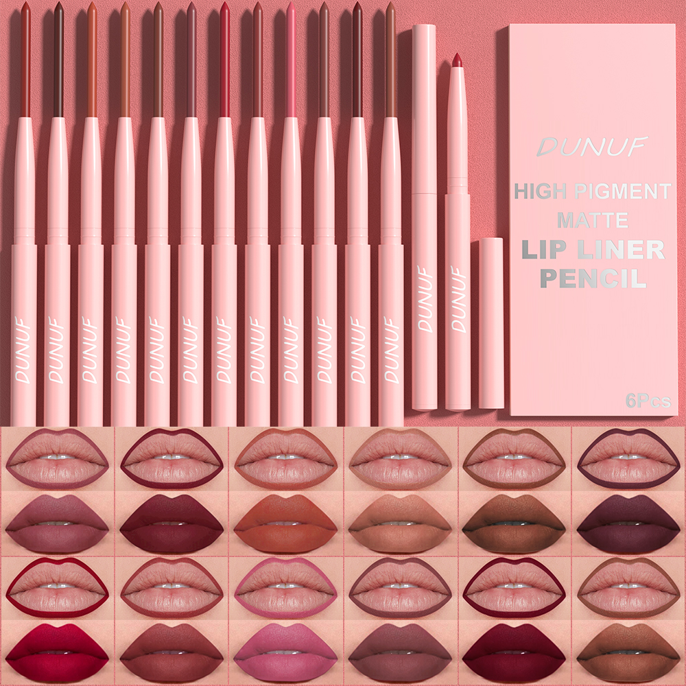 Beauty Linasi Makeup - 6 adet Dudak Kalemi Kalem Seti