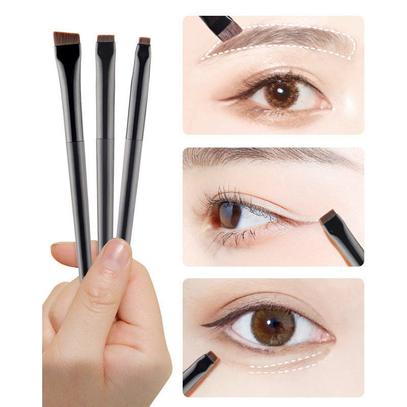 Beauty Linasi Makeup - Bıçak Eyeliner Fırçası Kaş Fırçası Taşınabilir