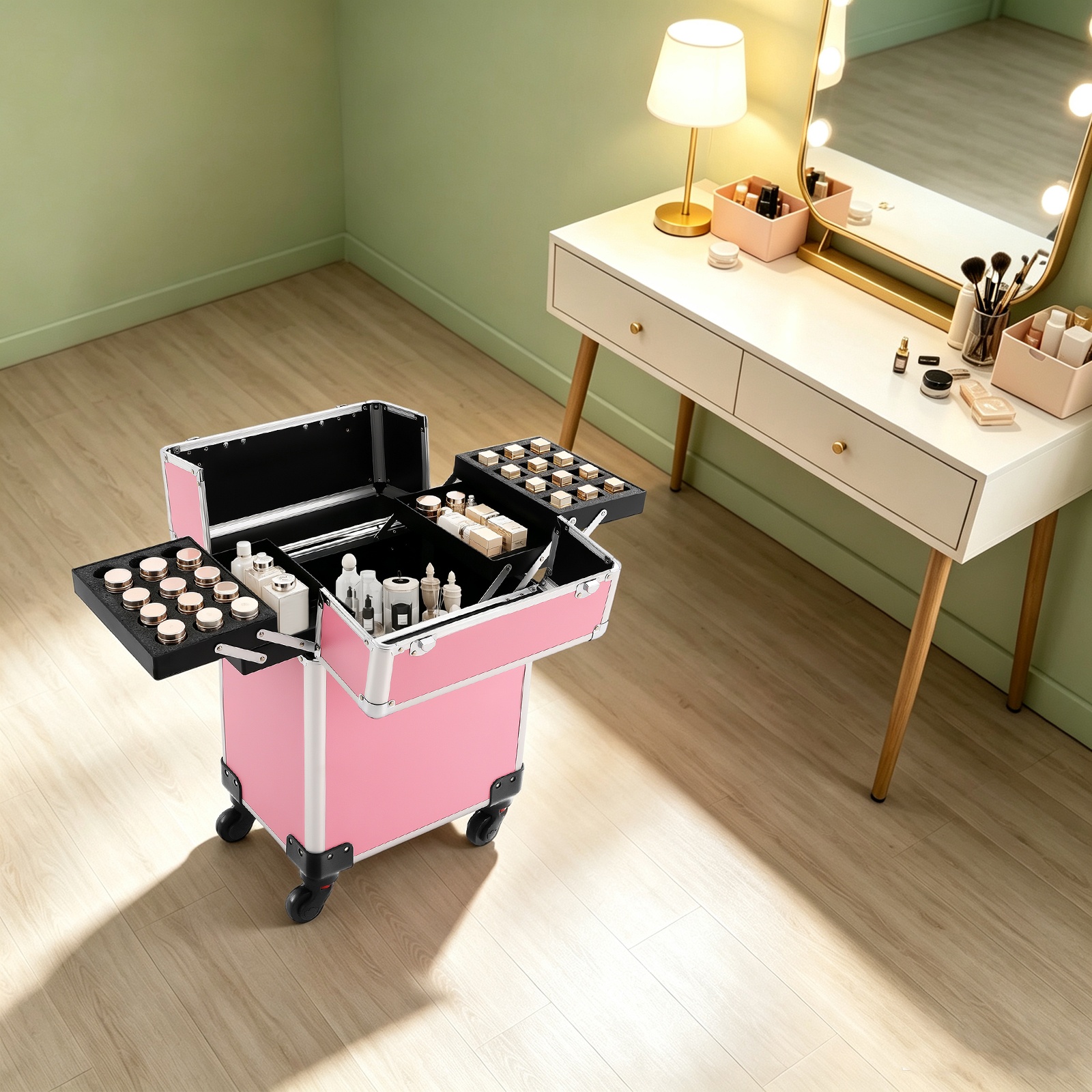 Anahtarlı Makyaj Çantası, Kuaf - Beauty Makeup Trolley incelemesi ve fiyatı