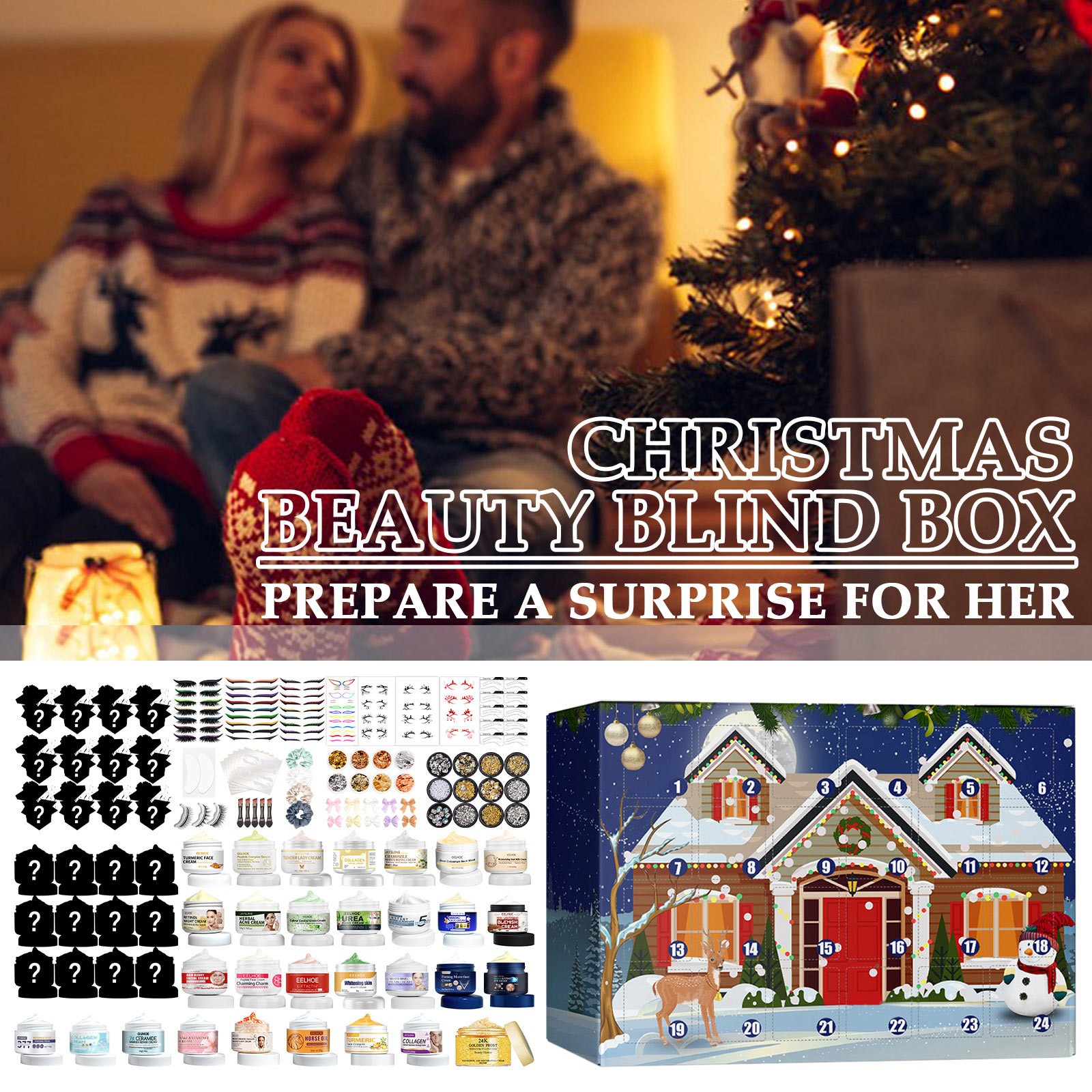 Kızlar Makyaj Advent Takvimi S - Beauty Makeup Advent Calendar incelemesi ve fiyatı