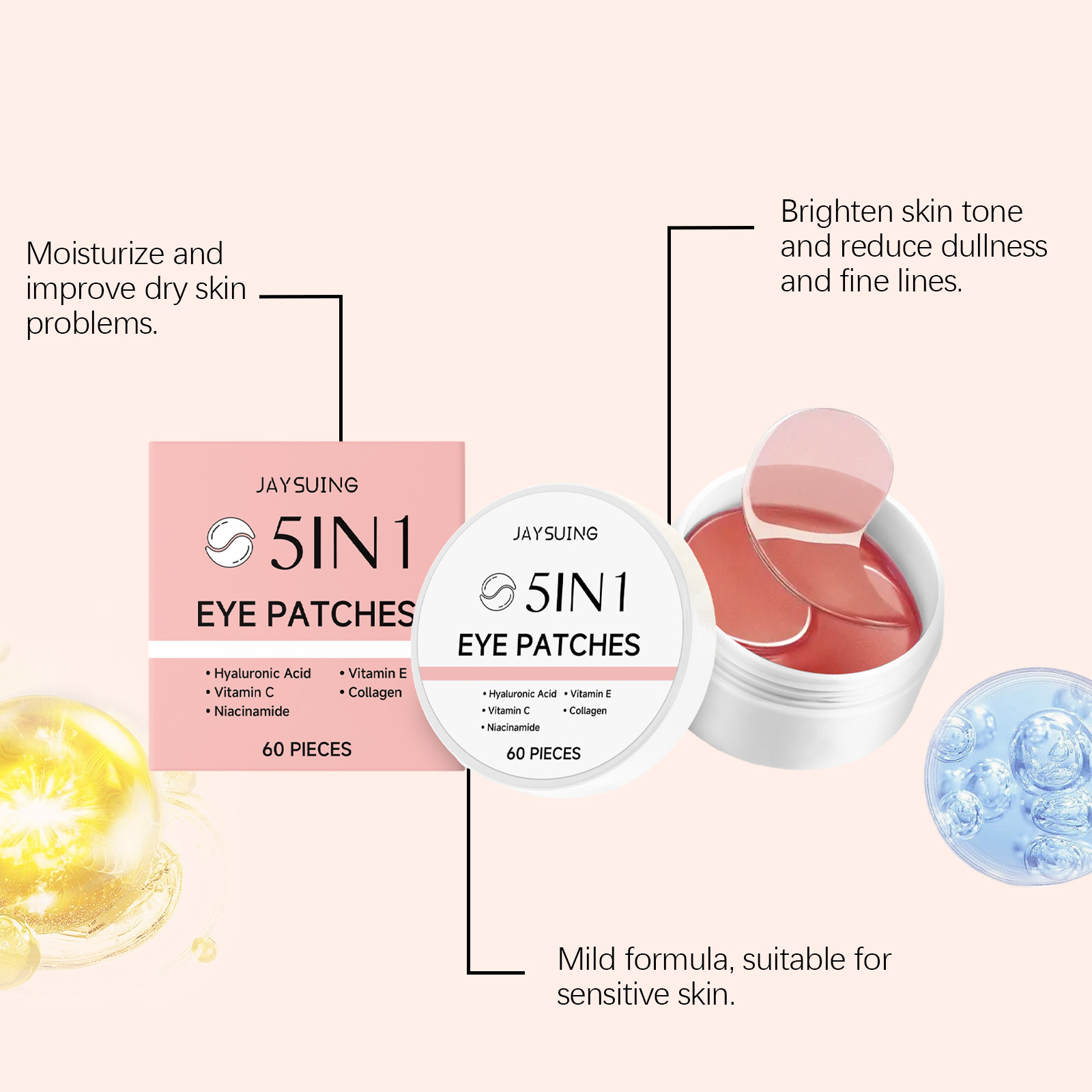 JAYSUING 5'i 1 Arada Gül Kokul - Collagen Eye Patch incelemesi ve fiyatı