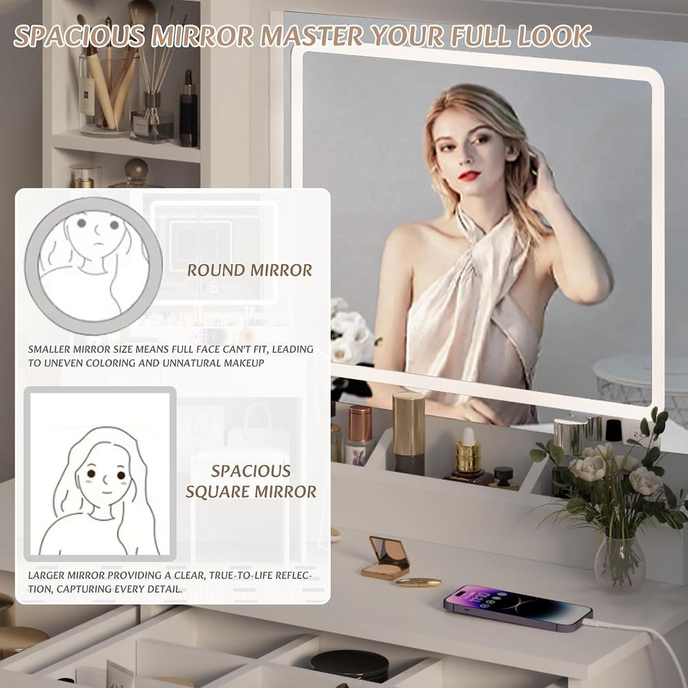 Dring Masa Seti, Büyük Depolam - Beauty Makeup Vanity Set incelemesi ve fiyatı