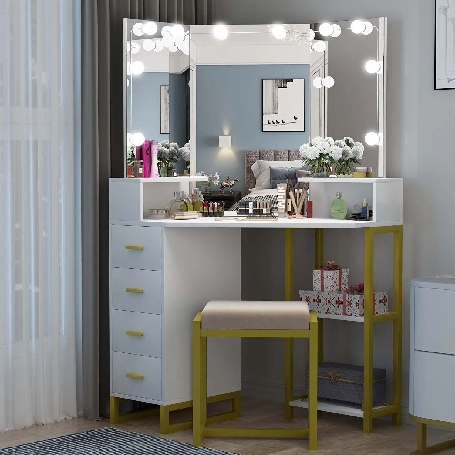 LED Işıklı Aynalı Güzellik Mak - Beauty Makeup Vanity Set incelemesi ve fiyatı