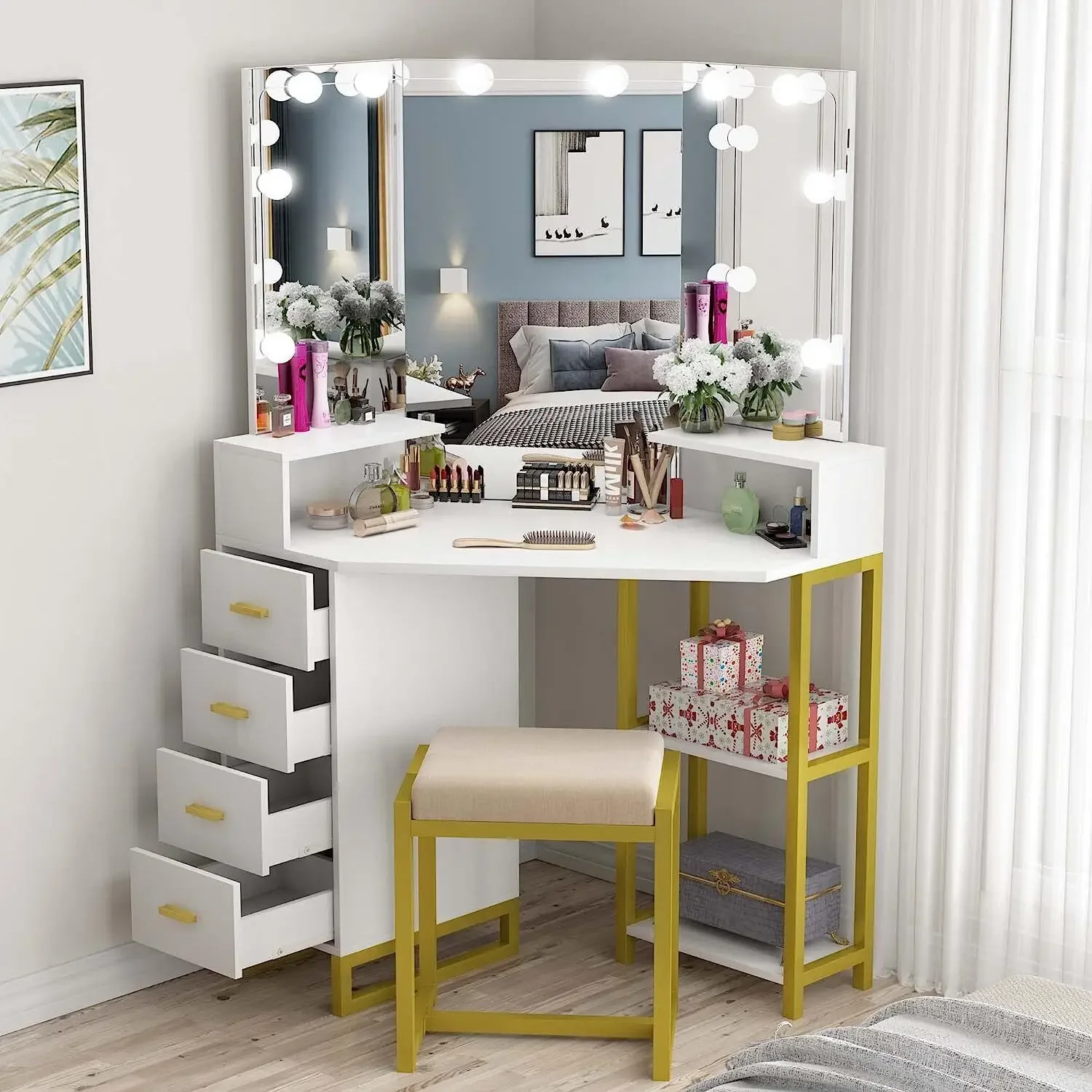 LED Işıklı Aynalı Güzellik Mak - Beauty Makeup Vanity Set incelemesi ve fiyatı