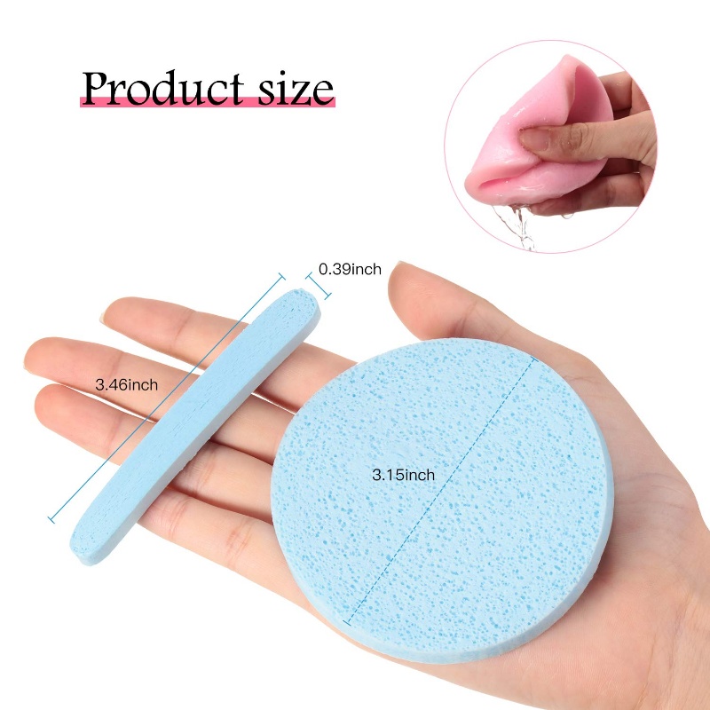 12 adet Sıkıştırılmış Yüz Süng - Kiss Beauty Makeup Remover incelemesi ve fiyatı