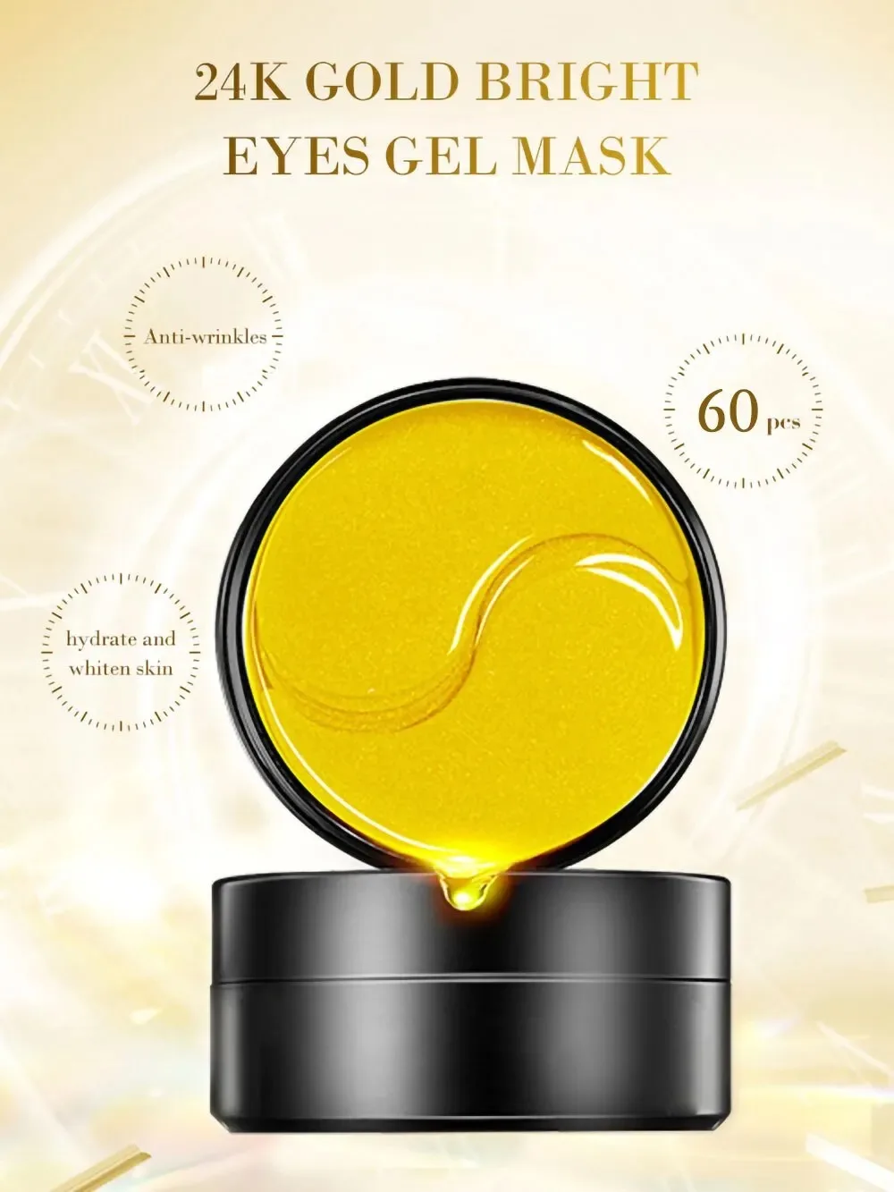 60 adet Altın Nemlendirici Göz - Collagen Eye Patch incelemesi ve fiyatı