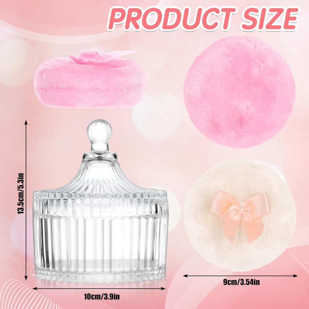 Cam Saklama Kutulu Pudra Puff' - Beauty Makeup Gift Sets incelemesi ve fiyatı