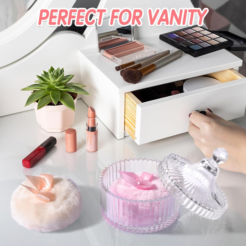 Cam Saklama Kutulu Pudra Puff' - Beauty Makeup Gift Sets incelemesi ve fiyatı