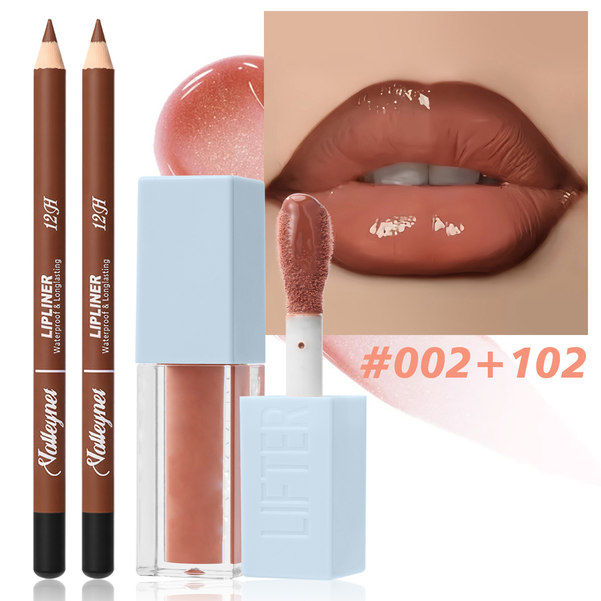 2 Adet/takım Dudak Kalemi + Du - Beauty Linasi Makeup incelemesi ve fiyatı