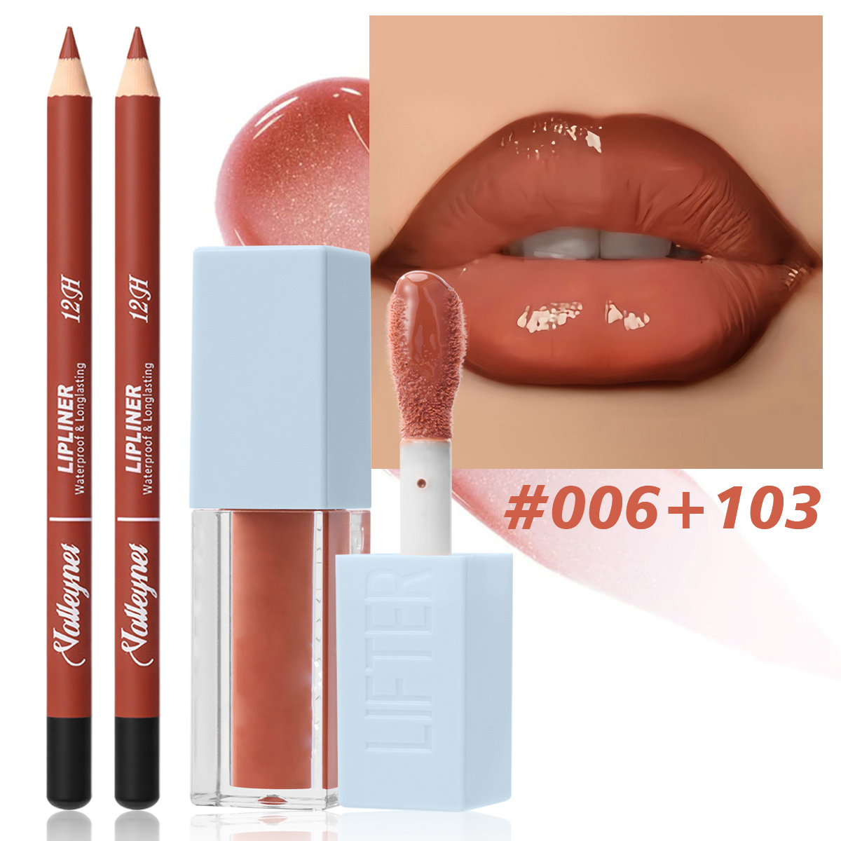 2 Adet/takım Dudak Kalemi + Du - Beauty Linasi Makeup incelemesi ve fiyatı