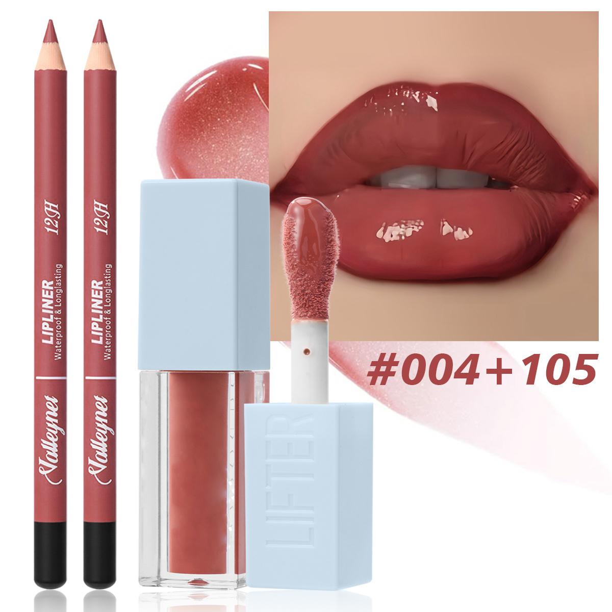 2 Adet/takım Dudak Kalemi + Du - Beauty Linasi Makeup incelemesi ve fiyatı