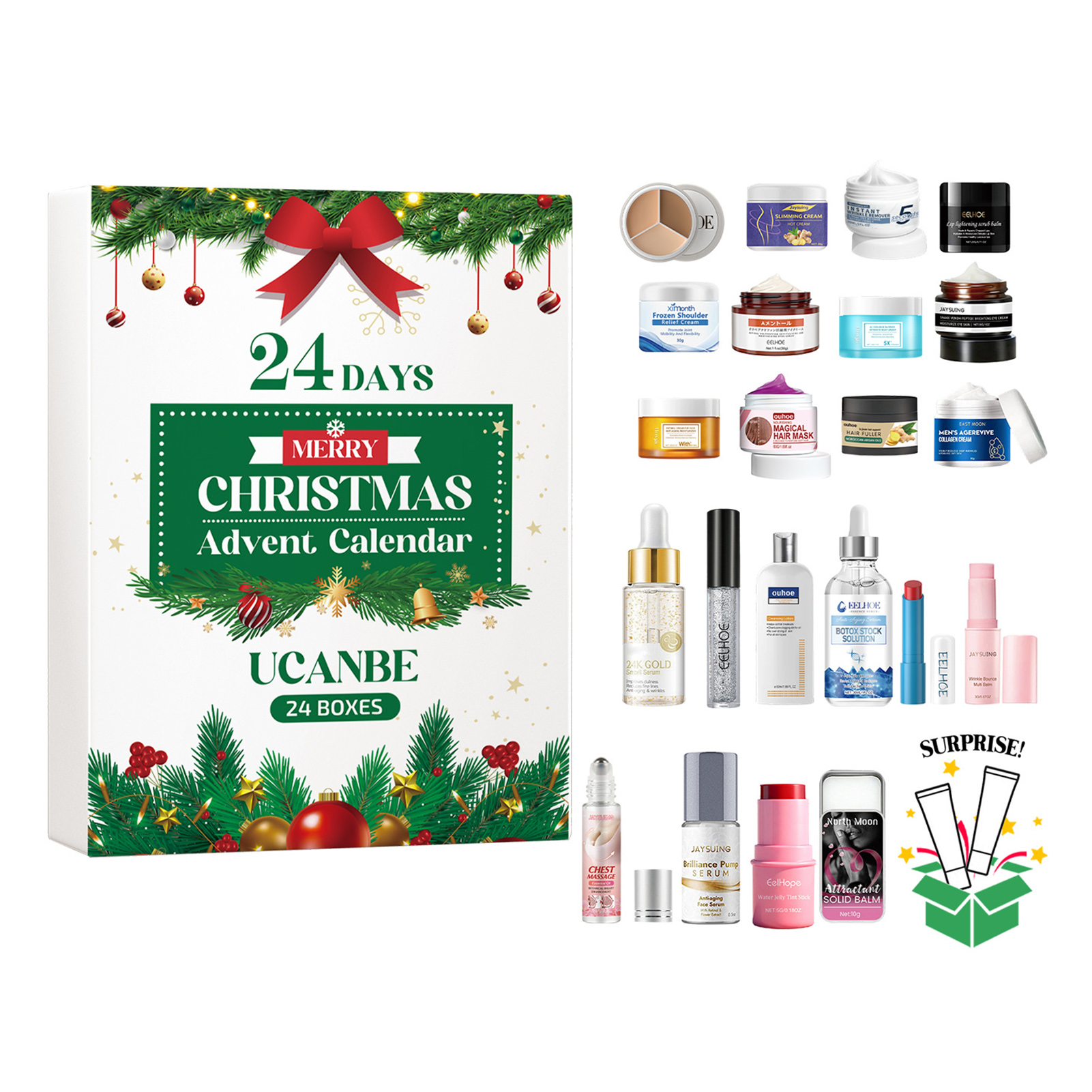 Noel Güzellik Advent Takvimi C - Beauty Makeup Advent Calendar incelemesi ve fiyatı