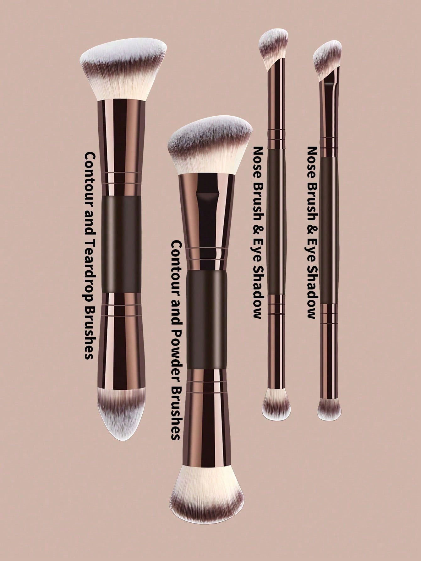 4 adet profesyonel makyaj fırç - Beauty Makeup Eyeshadow incelemesi ve fiyatı