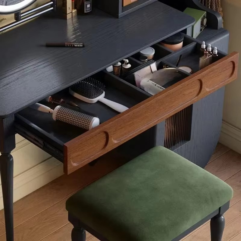 İtalyan Siyah Makyaj Masası Çe - Beauty Makeup Vanity Set incelemesi ve fiyatı